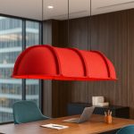 Space Ship – Luxury Acoustic Pendant Light (4 ft by 2 ft) - Image 2