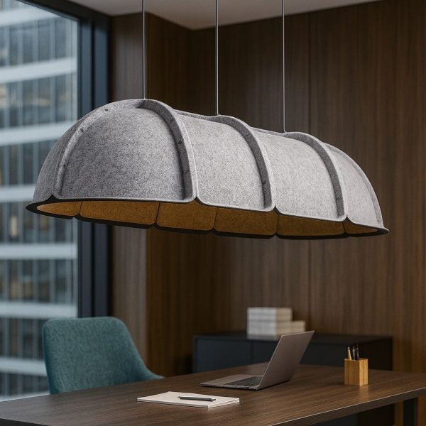 Space Ship – Luxury Acoustic Pendant Light (4 ft by 2 ft)
