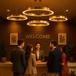 PVD Coated Donut Light – Luxury Modern LED Pendant - Image 3