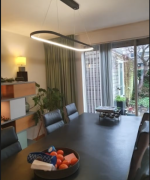 Black Eclairs Shape Led 4 Feet Modern Chandelier - Image 3