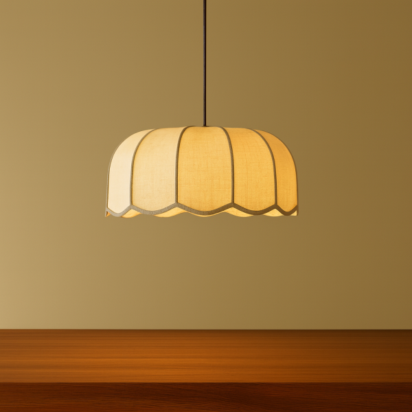 Flow Glow Beige Ambience Pendant Light (Dia- 1.5ft)