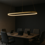 Golden Eclairs Shape Led 4 Feet Modern Chandelier - Image 2