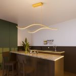 Golden Branch Shaped Led 4 Feet Modern Chandelier