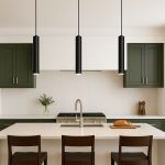 Acco LED Black Pendant Light with Inbuilt Led(⌀5.5cm, Length 31cm) - Image 3