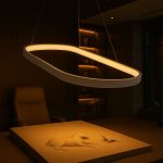 White Eclairs Shape Led Modern Chandelier(4 ft by 1.5 Ft) - Image 3