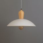 Acco LED “Luxury” White Aluminum Hanging Light (⌀36cm, Height 25cm) - Image 3