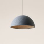 MetallicSphere 60 – Luxury Acoustic Pendant Light (60cm Ø x 30cm H) - Image 3