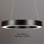 Black Donut Ring Led Light | 6oomm| 40 W