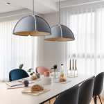 AcouSphere 60 – Luxury Acoustic Pendant Light (60cm Ø x 30cm H) - Image 4